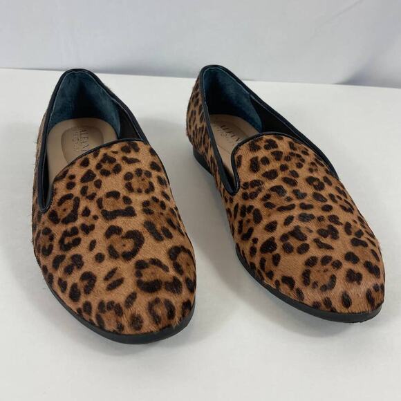 Alfani Oceanaa Step N Flex Leopard Cheetah Print Calf Hair Loafers Flats size 7M - Picture 1 of 7